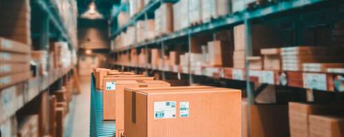 parcels on conveyor belt in a warehouse. 3d render. parcels on conveyor belt in a warehouse. 3d render.